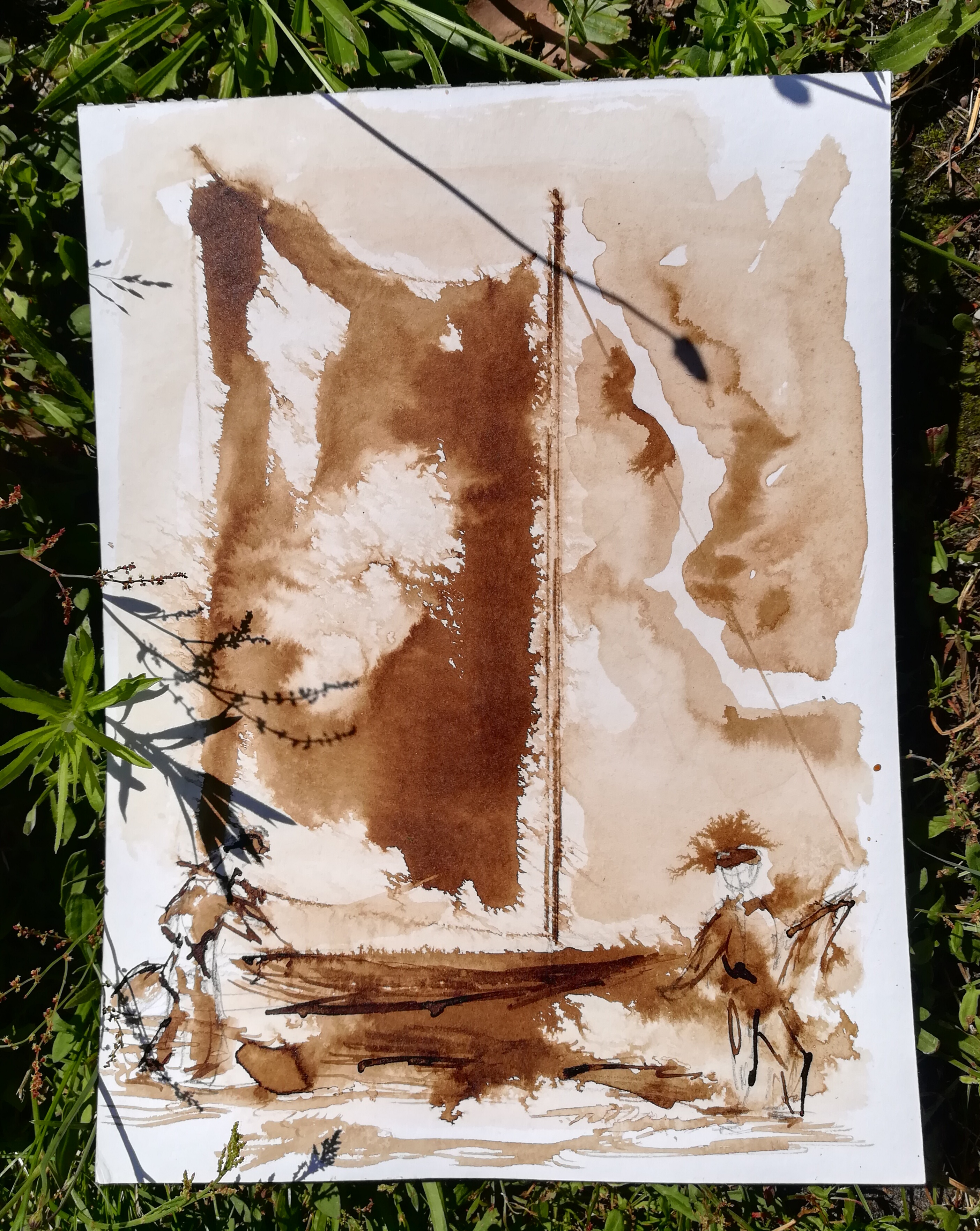 Familienworkshop: Malen mit Moorlauge